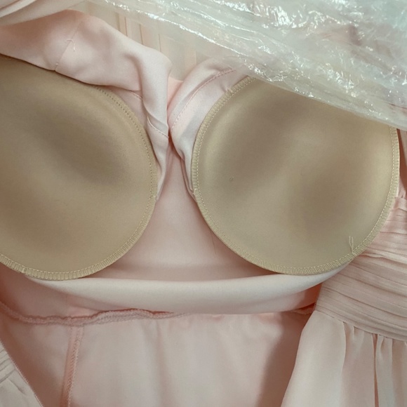 Levkoff Chiffon Illusion Side Slit Dress size 16 - Picture 4 of 4